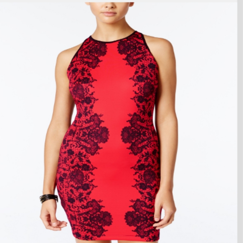 NEW B. Darling Sexy Red & Black Party Dress Lady's 1, 3 & 7 PROM Black Tie